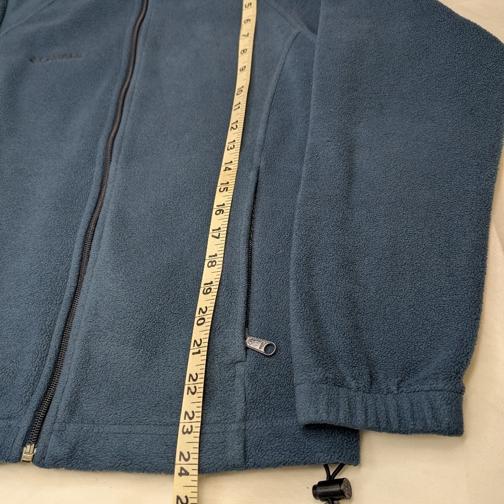 Columbia Fleece Jacket Zip Front Mock Neck Warm Jacket - Picture 11 of 12
